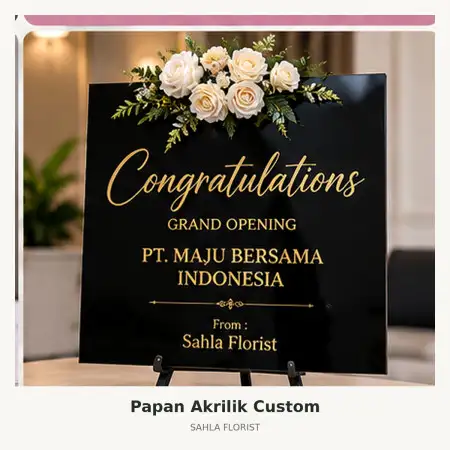 Papan Bunga Akrilik Rs Pondok Indah Puri Indah